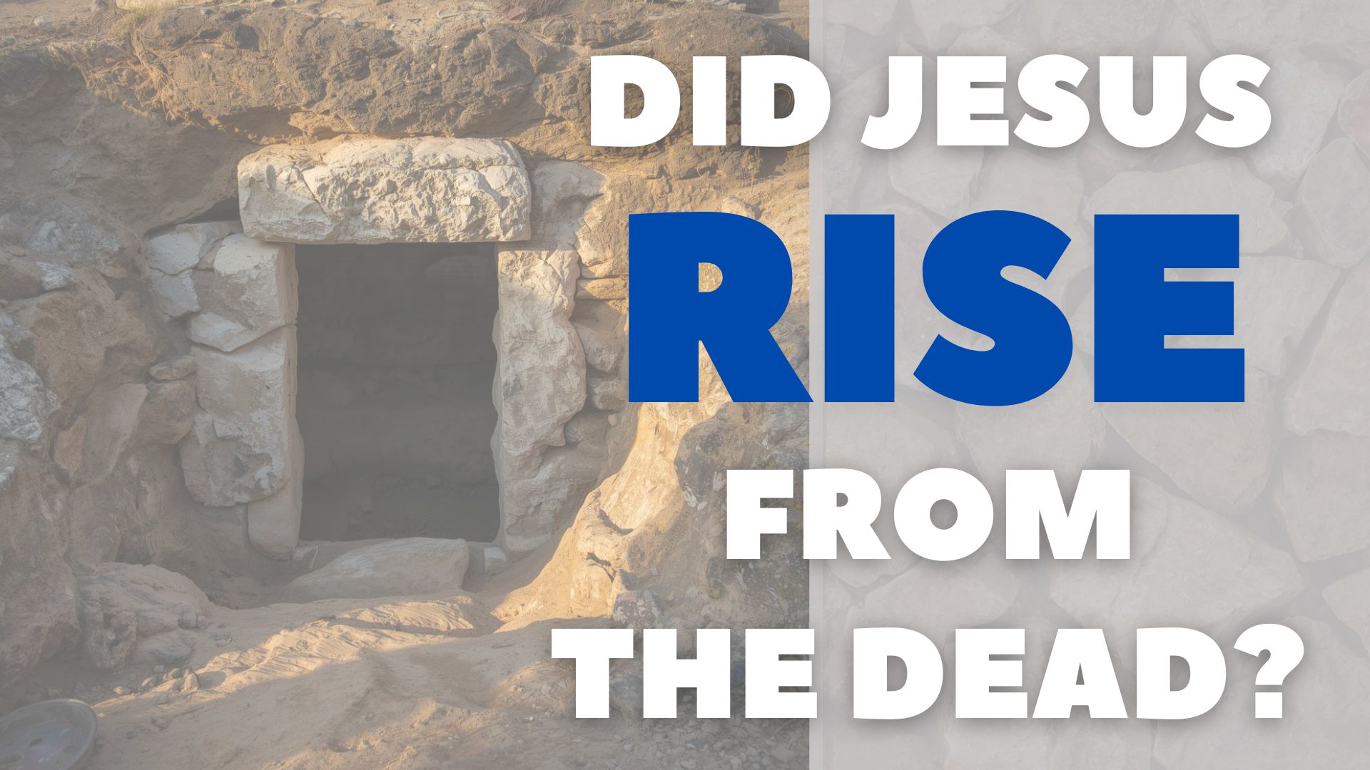 Did Jesus rise from the dead?